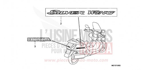 EMBLEM/MARK (FJS400D8) FJS400D8 de 2008